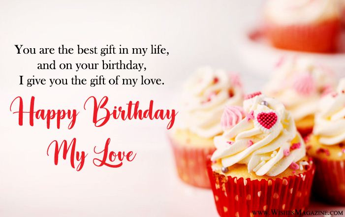 Dear Happy Birthday My Love Status