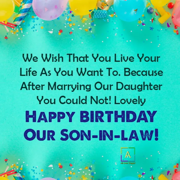 Happy Birthday Son In Law Photo