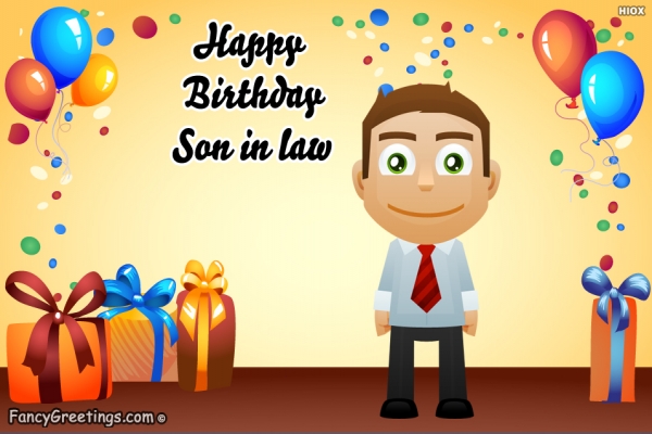 Happy Birthday To Dear Son In Law Image