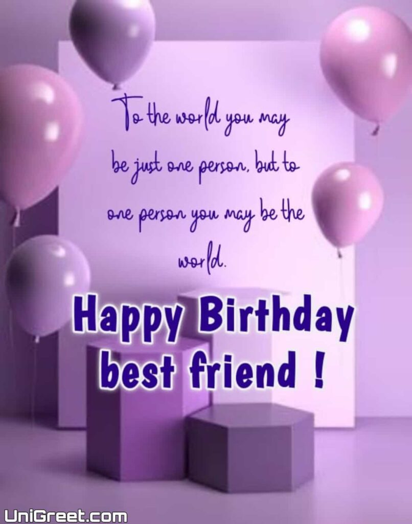 Best Friend Happy Birthday Image