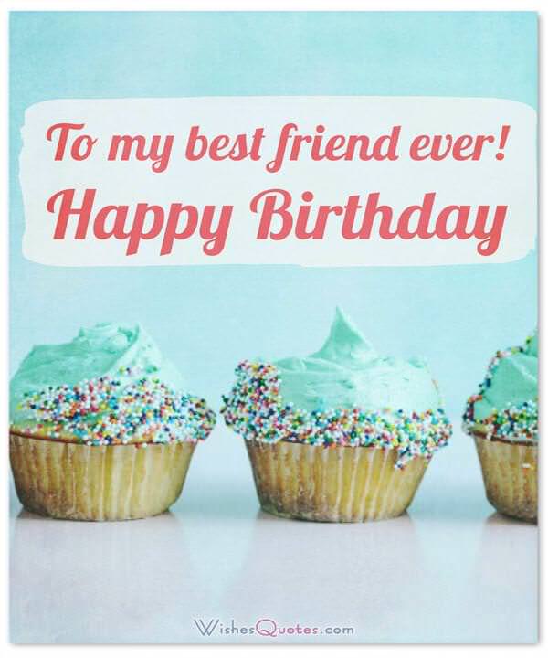 To My Best Friend Ever Happy Birthday Image